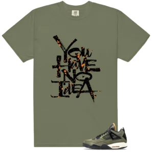 No Idea Shirt to match Deep Green 4s 2025