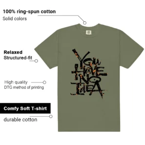 No Idea Shirt to match Deep Green 4s 2025 features