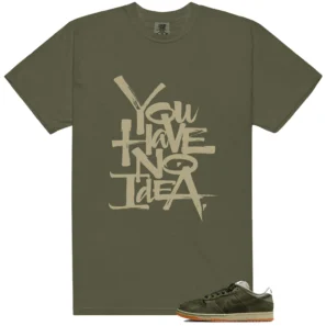 No Idea Shirt to match Dunk Low Pro B Sequoia