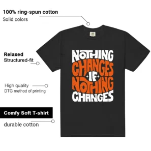 Nothing Changes Shirt to match Shattered Backboard 1s 2025 features