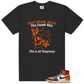 Shattered Backboard 1s 2025 Don't Stress Match Shirt