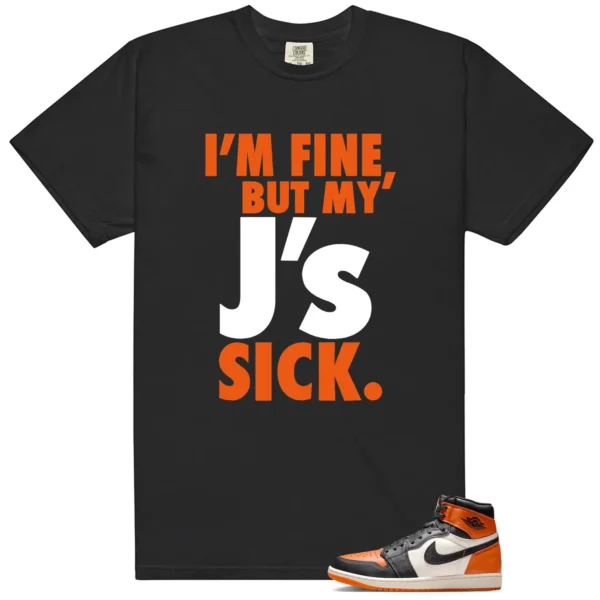 Shattered Backboard 1s 2025 Sick J's Matching Tees