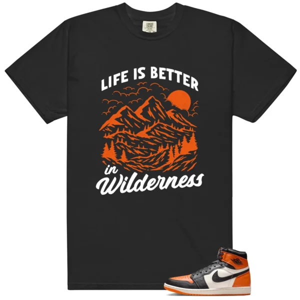 Shattered Backboard 1s 2025 Wilderness Shirt