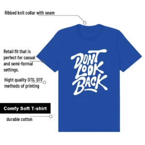 Shirt To Match Air Force 1 Low College Blue Dont Look Back Graphic features