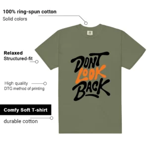Shirt To Match Deep Green 4s 2025 Dont Look Back Graphic features