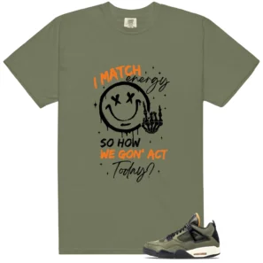 Shirt To Match Deep Green 4s 2025 Match Energy Graphic