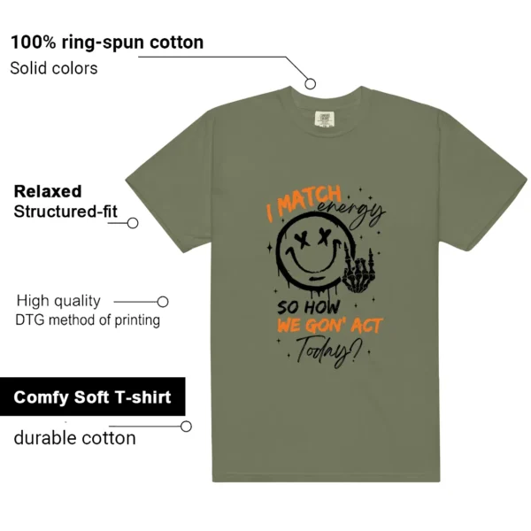 Shirt To Match Deep Green 4s 2025 Match Energy Graphic features