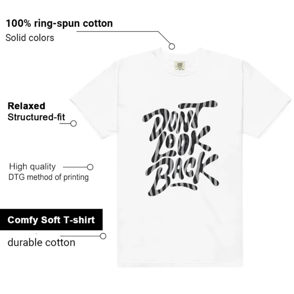 Shirt To Match Jordan 10 Steel Dont Look Back Graphic features