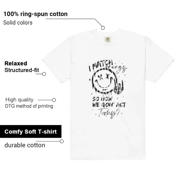 Shirt To Match Jordan 10 Steel Match Energy Graphic features