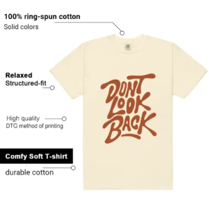 Shirt To Match Jordan 12 Eastside Golf Out of the Clay Dont Look Back Graphic features