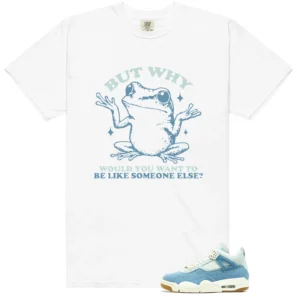 Shirt To Match WMNS Worn Blue Denim 4s But Why Graphic