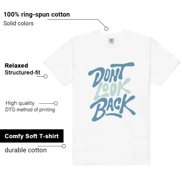 Shirt To Match WMNS Worn Blue Denim 4s Dont Look Back Graphic features