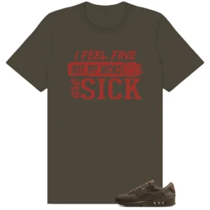 Sick Kicks Shirt to match Air Max 90 Essential+ Cave Stone