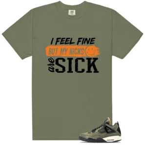Sick Kicks Shirt to match Deep Green 4s 2025