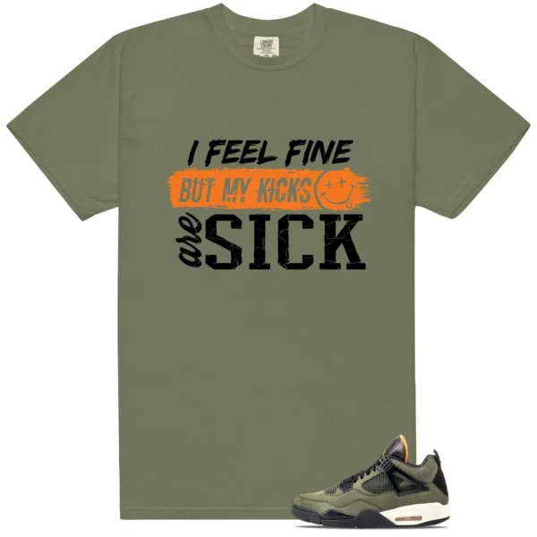 Sick Kicks Shirt to match Deep Green 4s 2025