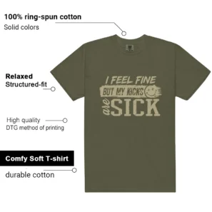 Sick Kicks Shirt to match Dunk Low Pro B Sequoia features