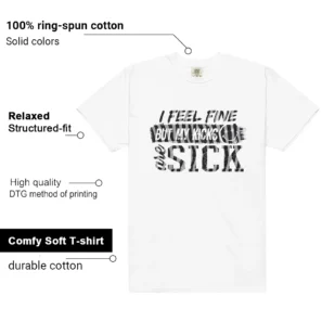 Sick Kicks Shirt to match Jordan 10 Steel features
