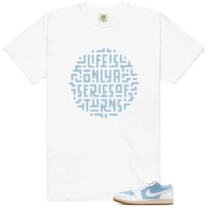 WMNS Worn Blue 1s Life Turns Graphic Shirt