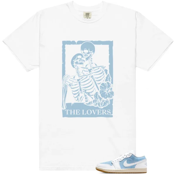 WMNS Worn Blue 1s Lovers Matching Tees