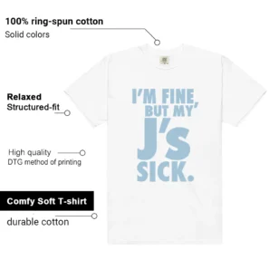 WMNS Worn Blue 1s Sick J's Matching Tees features