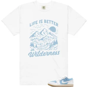 WMNS Worn Blue 1s Wilderness Shirt