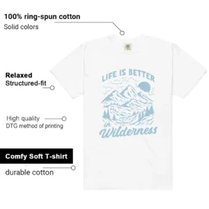 WMNS Worn Blue 1s Wilderness Shirt features