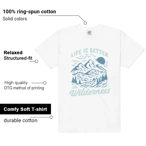 WMNS Worn Blue Denim 4s Wilderness Shirt features