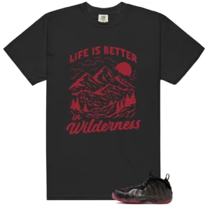 Air Foamposite One Cough Drop 2025 Wilderness Shirt
