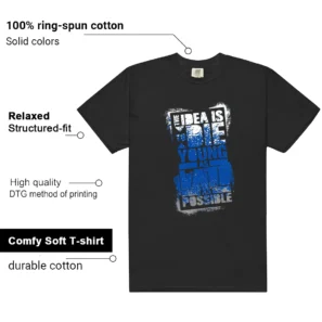 Air Max 95 Blue Spark Die Young Matching Tees features