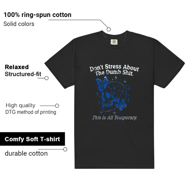Air Max 95 Blue Spark Don't Stress Match Shirt features
