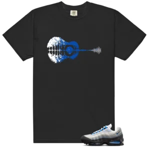 Air Max 95 Blue Spark Guitar Matching Tees
