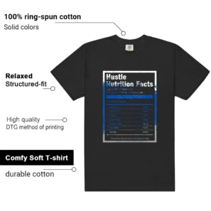 Air Max 95 Blue Spark Hustle Facts Matching Shirt features