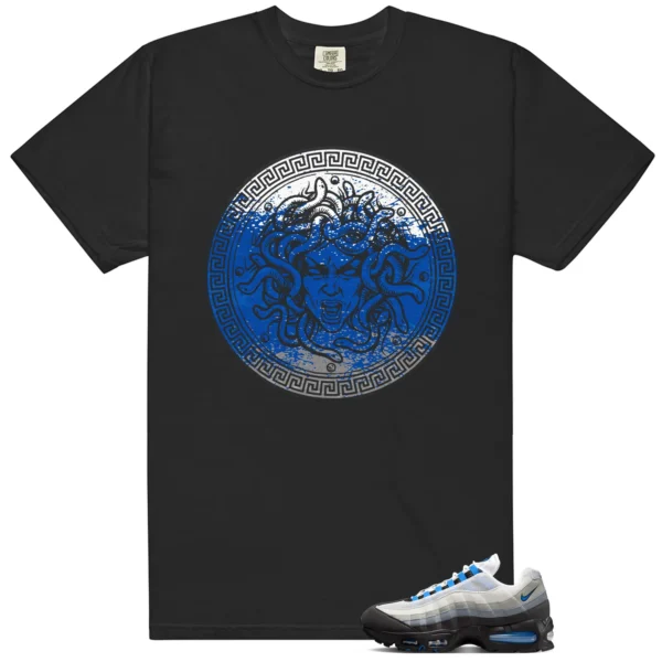 Air Max 95 Blue Spark Medusa Matching Shirt