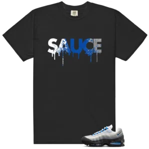 Air Max 95 Blue Spark Sauce Matching Shirt