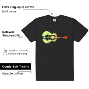 Air Max Plus Lemon Venom Guitar Matching Tees features