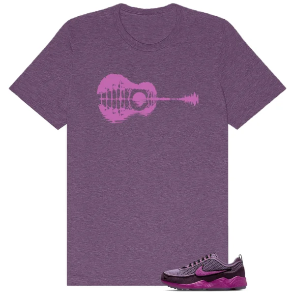 Air Zoom Spiridon Hot Fuchsia Guitar Matching Tees