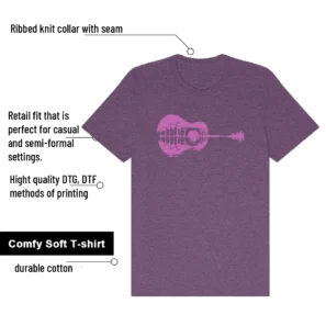 Air Zoom Spiridon Hot Fuchsia Guitar Matching Tees features
