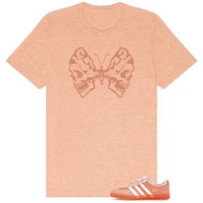 Bad Bunny x adidas Gazelle Cabo Rojo Butterfly Skulls Matching Tees