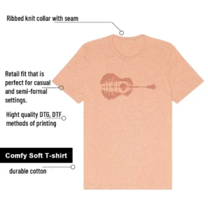Bad Bunny x adidas Gazelle Cabo Rojo Guitar Matching Tees features