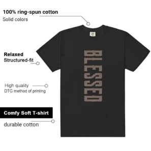 Cave Stone 4s Blessed Match Shirt features