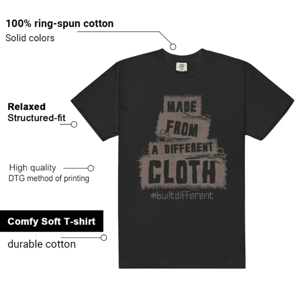 Cave Stone 4s Built Different Matching Shirt features