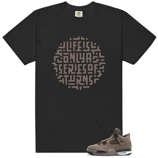 Cave Stone 4s Life Turns Graphic Shirt