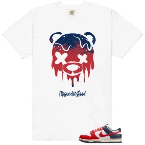 Dunk Boston Red Sox Drippy Bear Graphic Shirt