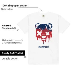Dunk Boston Red Sox Drippy Bear Graphic Shirt features