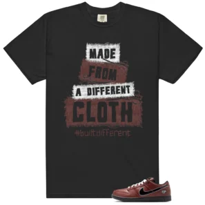 Dunk Low x Limosine Skateboards Built Different Matching Shirt