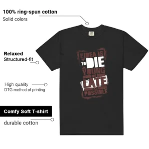 Dunk Low x Limosine Skateboards Die Young Matching Tees features