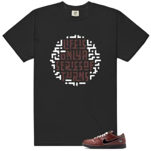 Dunk Low x Limosine Skateboards Life Turns Graphic Shirt