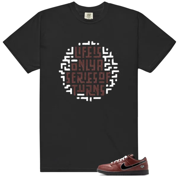 Dunk Low x Limosine Skateboards Life Turns Graphic Shirt