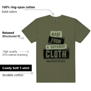 NB 9060 Dark Olivine Green Built Different Matching Shirt features
