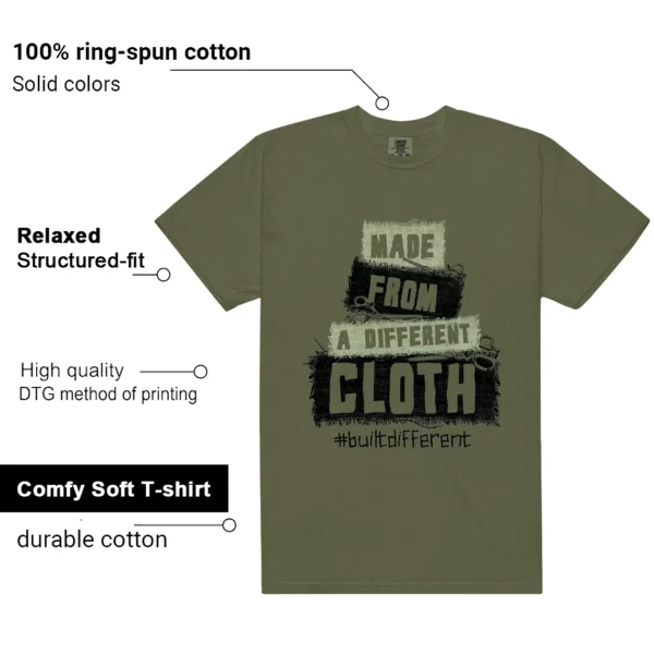 NB 9060 Dark Olivine Green Built Different Matching Shirt features